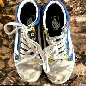 Vans Old Skool Camocollage - Slightly Worn - Size 1